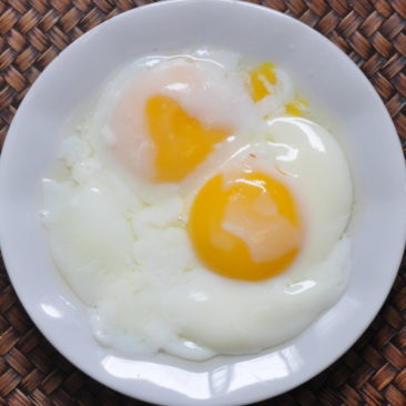 half-boiled eggs
