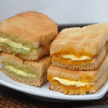 butter kaya toast