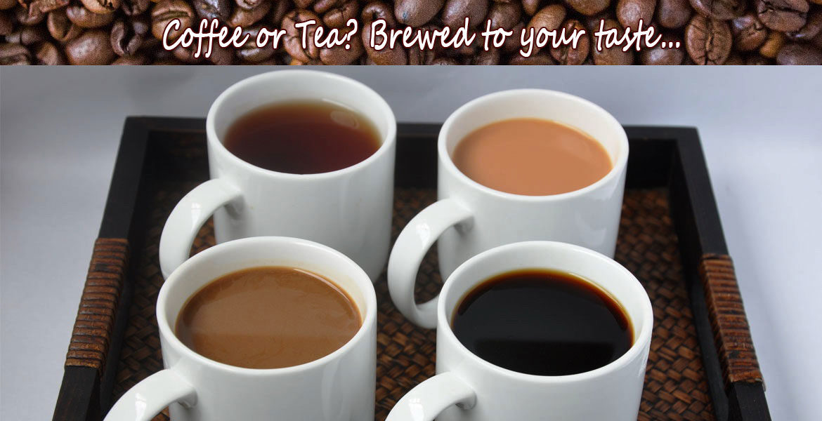 traditional coffee and tea