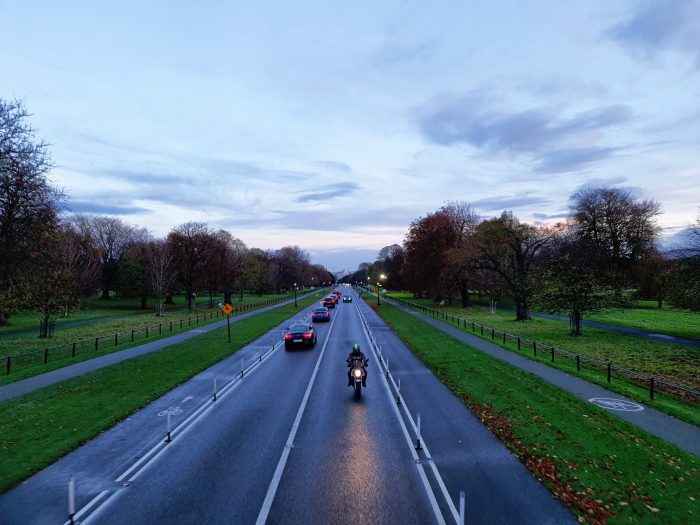Beautiful Phoenix Park in the evening from the hop on-hop off