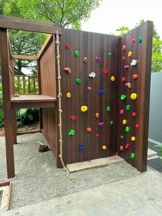 CUSTOM SOLID CHENGAL TIMBER PLAYHOUSE